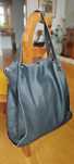 Duża skórzana torba shopper