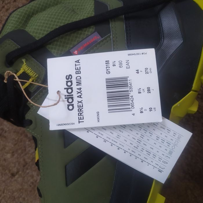 41-46.Непромокаючі трекінгові термочеревики Adidas Terrex AX4 Mid Bet