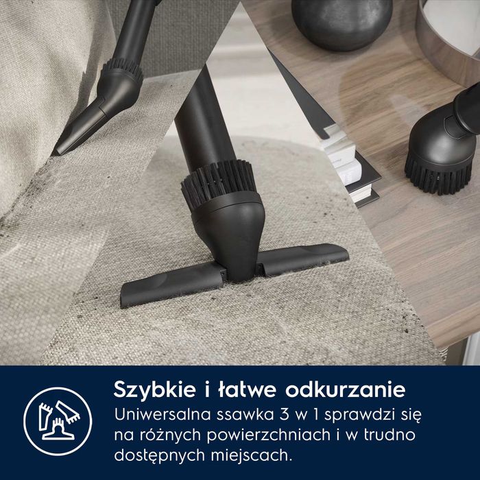 Odkurzacz Electrolux EB61C2DBP – jak nowy, użyty tylko raz!