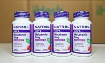 Natrol Мелатонін для сну, сублінгвальний, 3мг та 5мг, смак полуниці