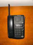 Telefon bezprzewodowy Panasonic KX-TC185B (25 kanałów, retro)-2 sztuki