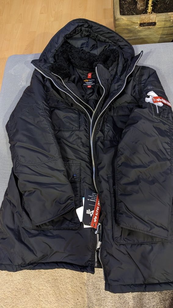 Куртка зимняя мужская Alpha Industries N-3B Skytrain Parka