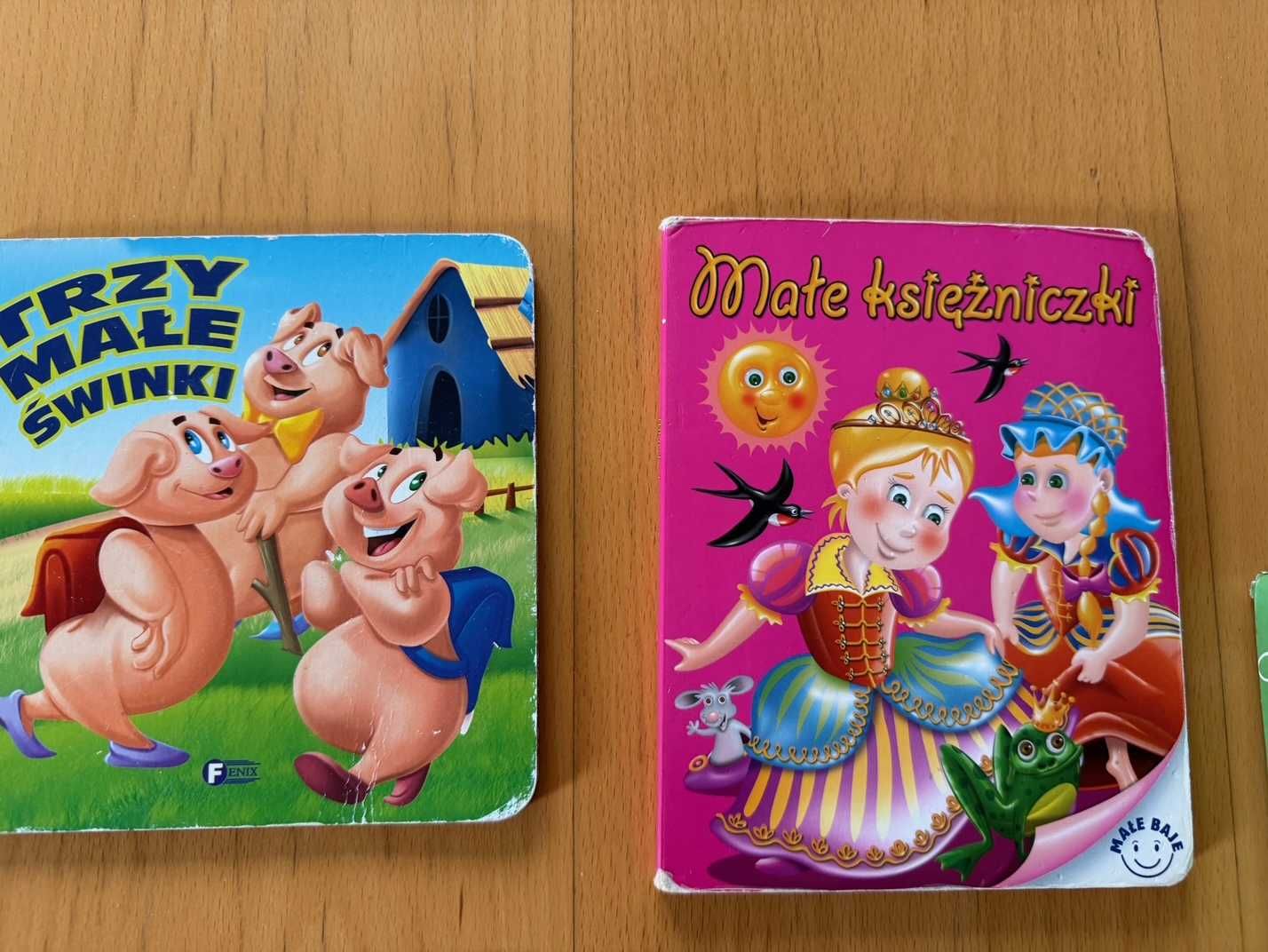 Książeczki z grubymi kartkami, książki dla dzieci, zestaw 5 szt.