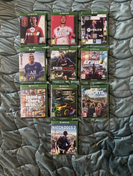 Conjunto Jogos xbox 360/xbox one