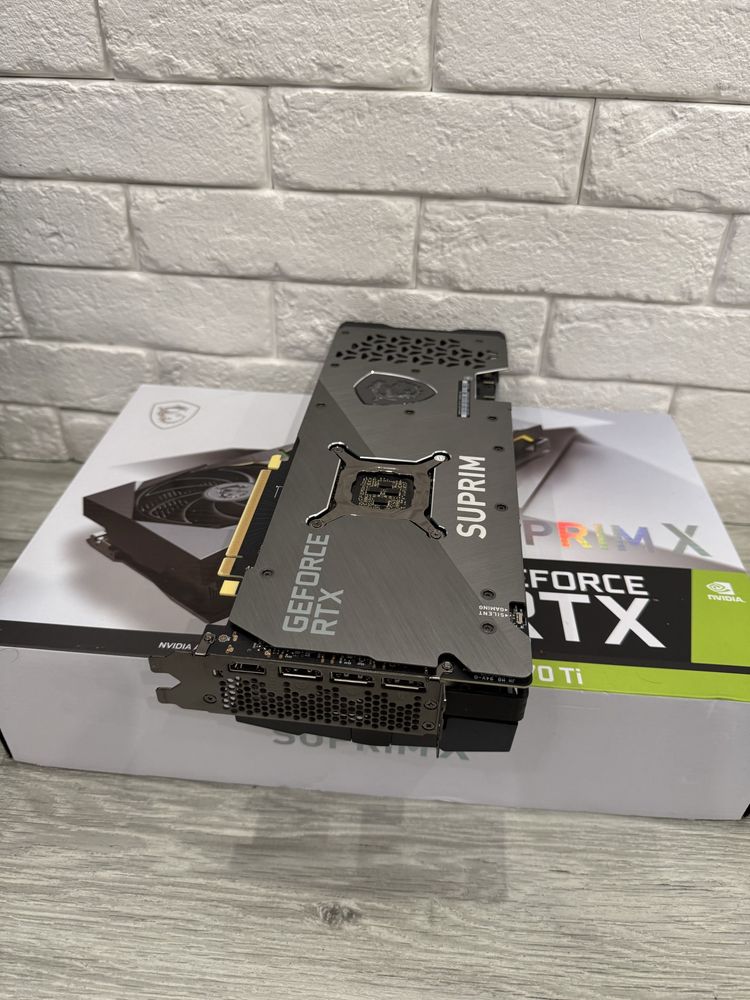 MSI Suprim X RTX 3070 Ti OC 8GB w idealnym stanie!