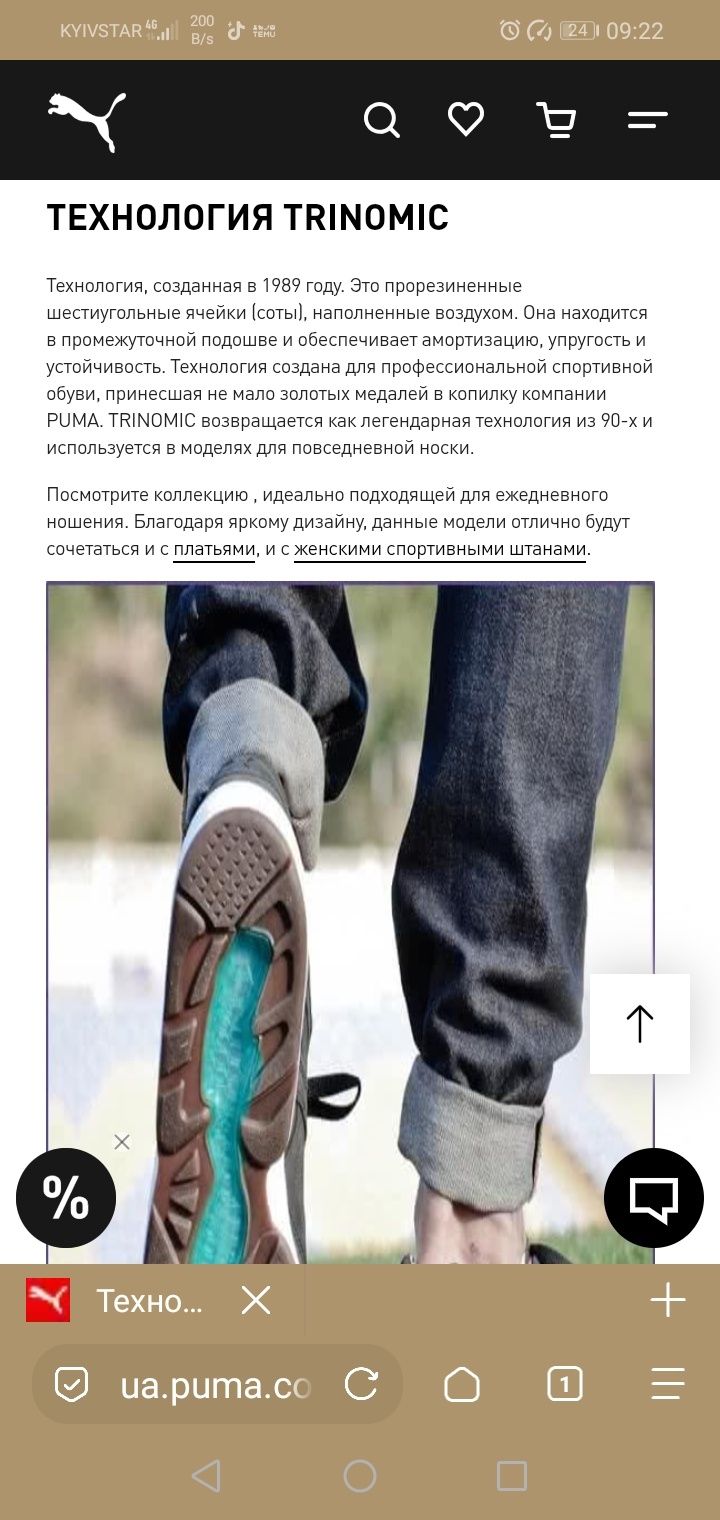 Кроссовки Puma Trinomic