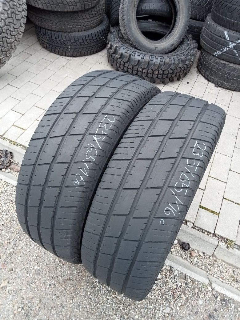 2x Opony Używane Letnie 235/65R16C Continental