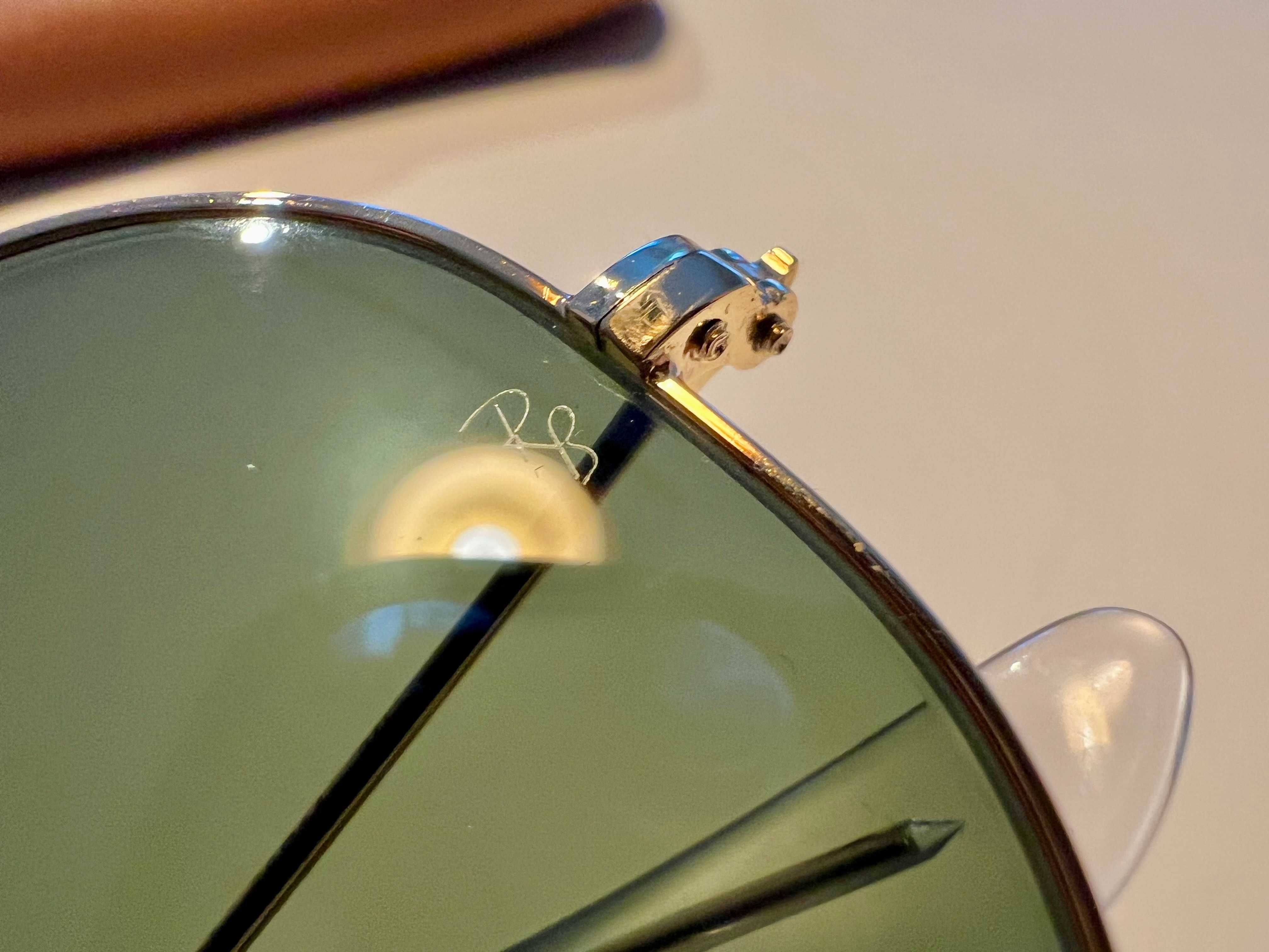 Óculos de sol Ray-Ban Aviator Large Metal 55-14 impecável