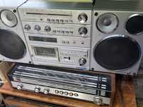 Radiomagnetofon Condor stebrny
