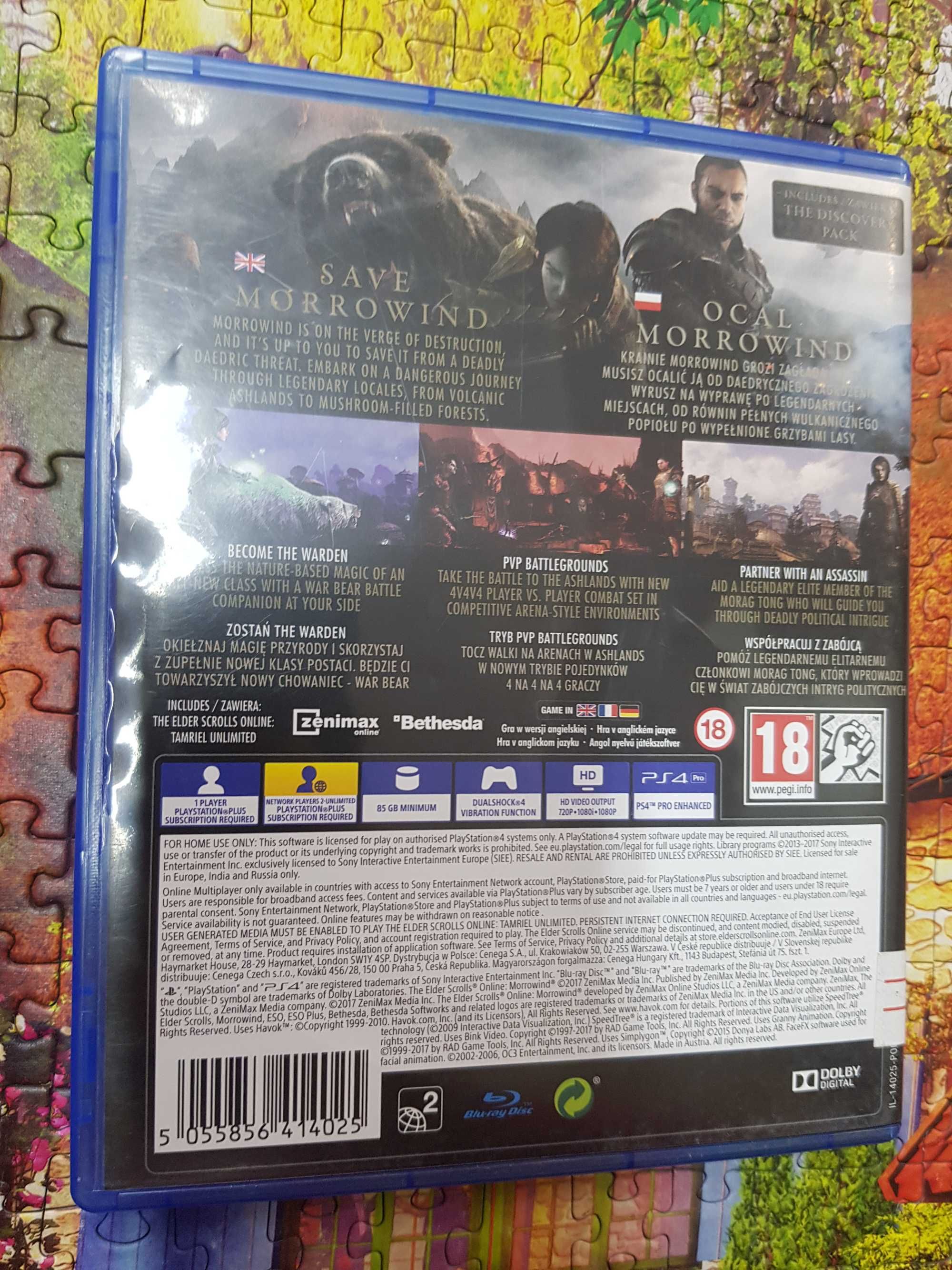 The Elder Scrolls Online Morrowind PS4 Sklep Iława