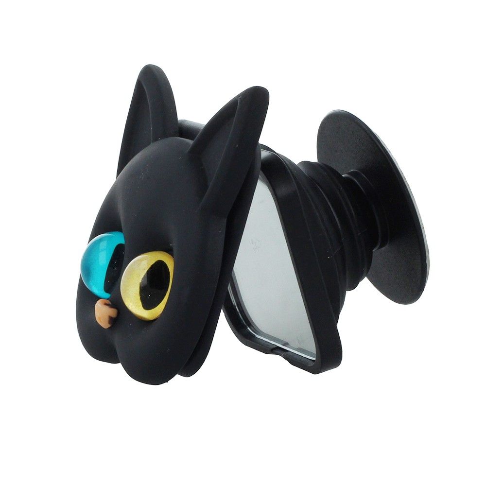 Uchwyt na Telefon Cat Holder Black z lusterkiem