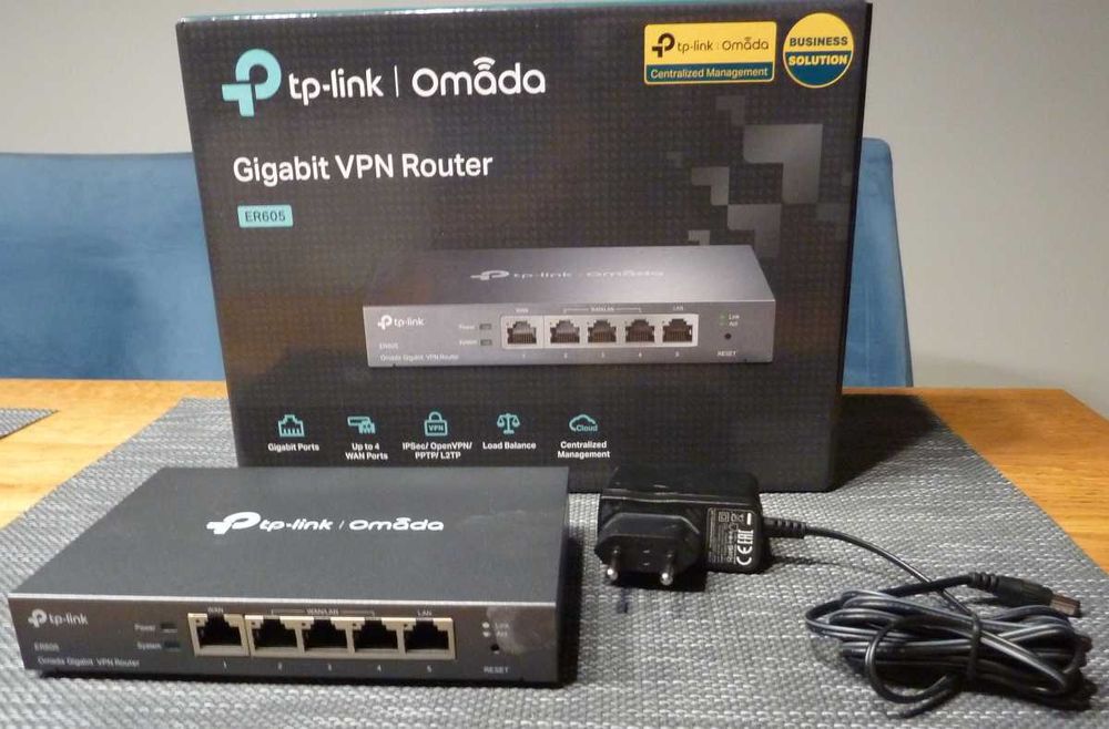 Router TP-LINK TL-ER605 Multi-WAN, VPN, Omada, Gigabit
