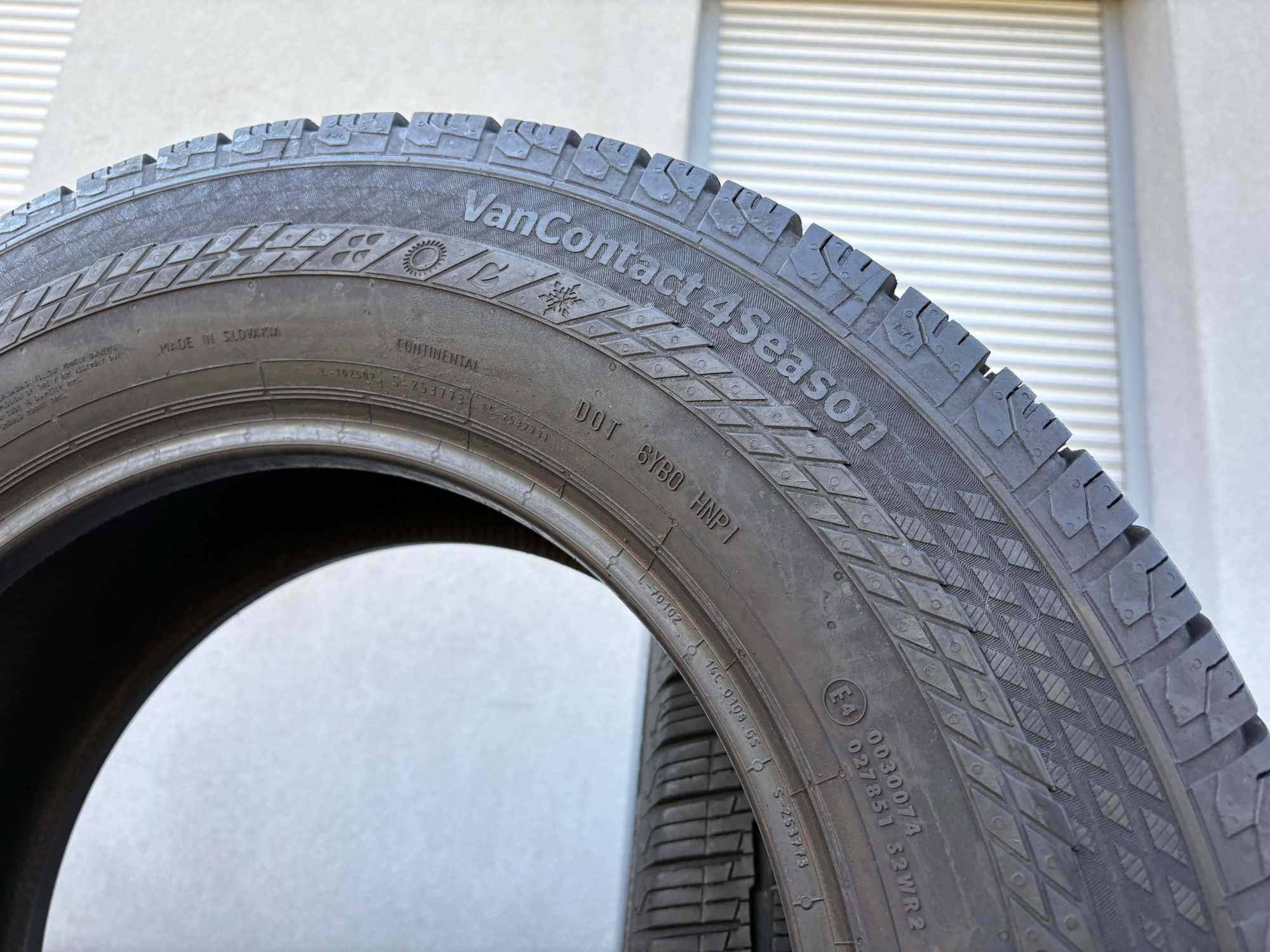 2szt całoroczne 235/65R16C Continental 8,5mm 2023r fv23% 4S124