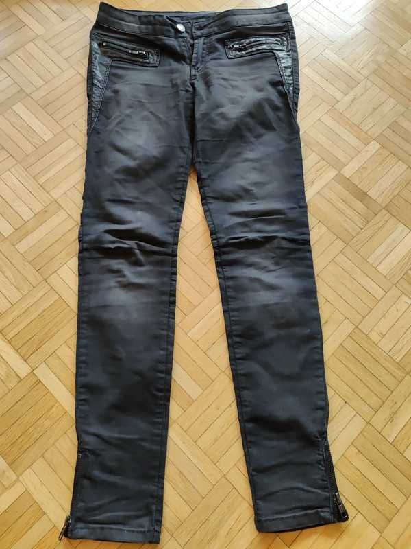 spodnie rurki slim giorgia jeans rock metal