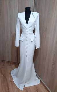 Suknia ślubna sukienka ślub cywilny poprawiny syrenka na zmianę wesele