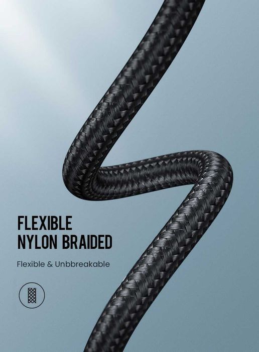 Kabel, przewód USB typu C 2m, szybkie ładowanie.