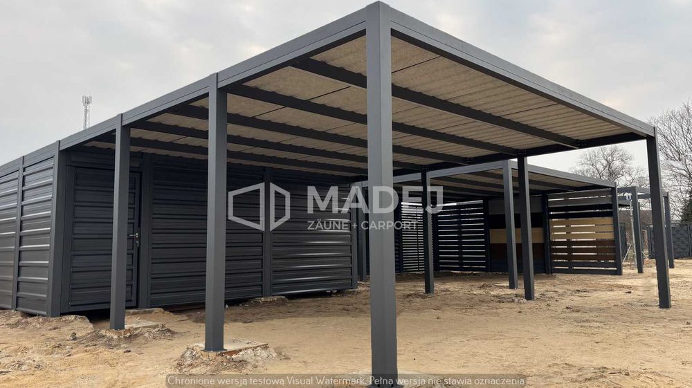 Carport/wiata samochodowa 6m x 9m