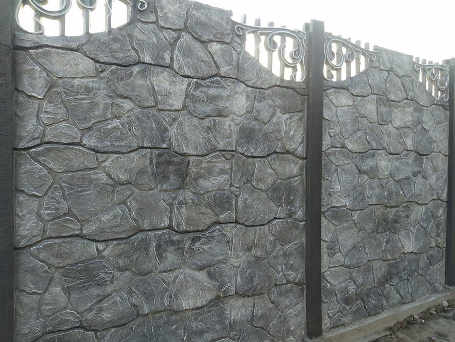 НЕДОРОГИЕ еврозаборы (бетонные заборы) в Днепре