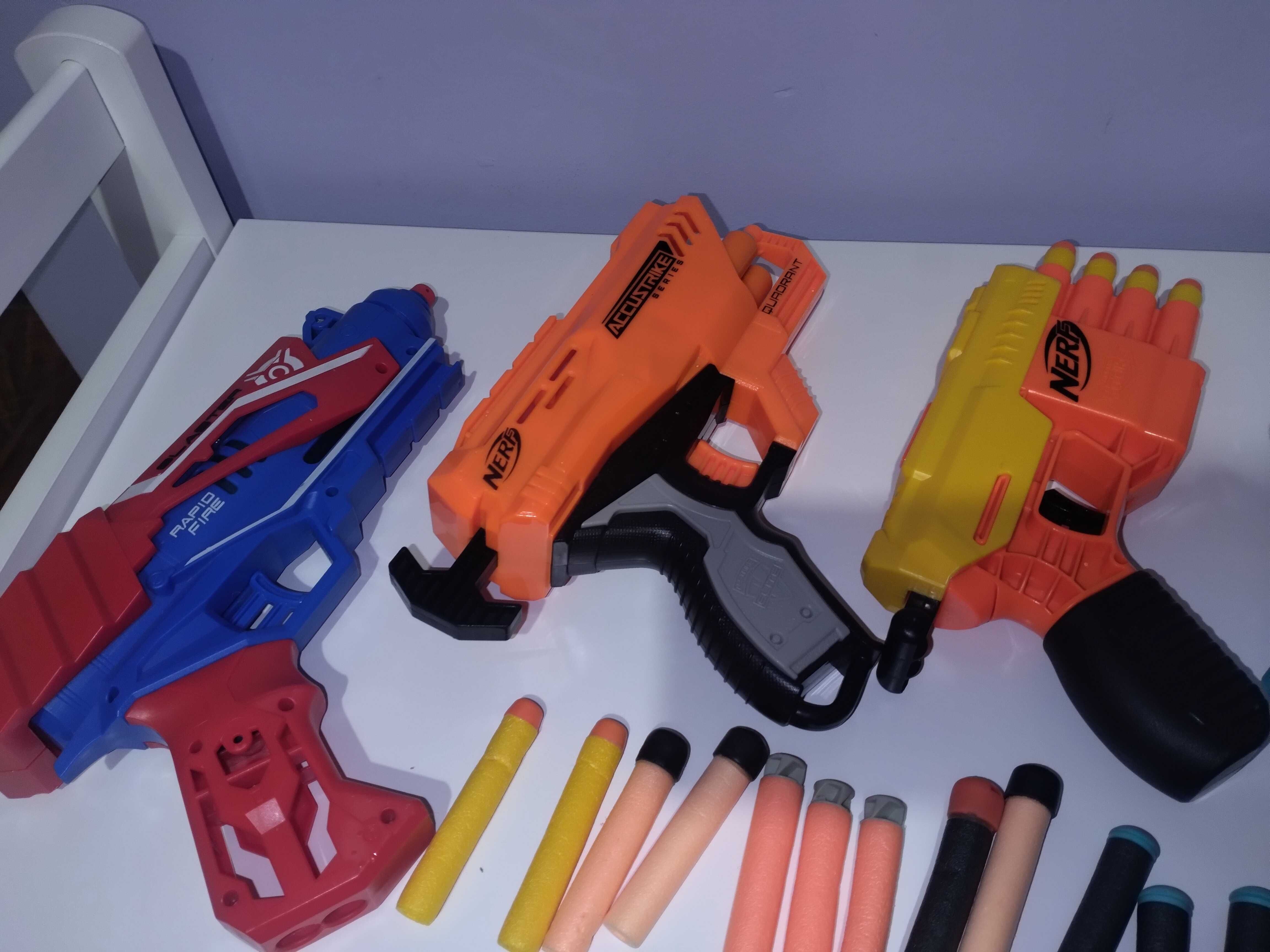 pistolety zabawki nerf x-shot naboje duży zestaw
