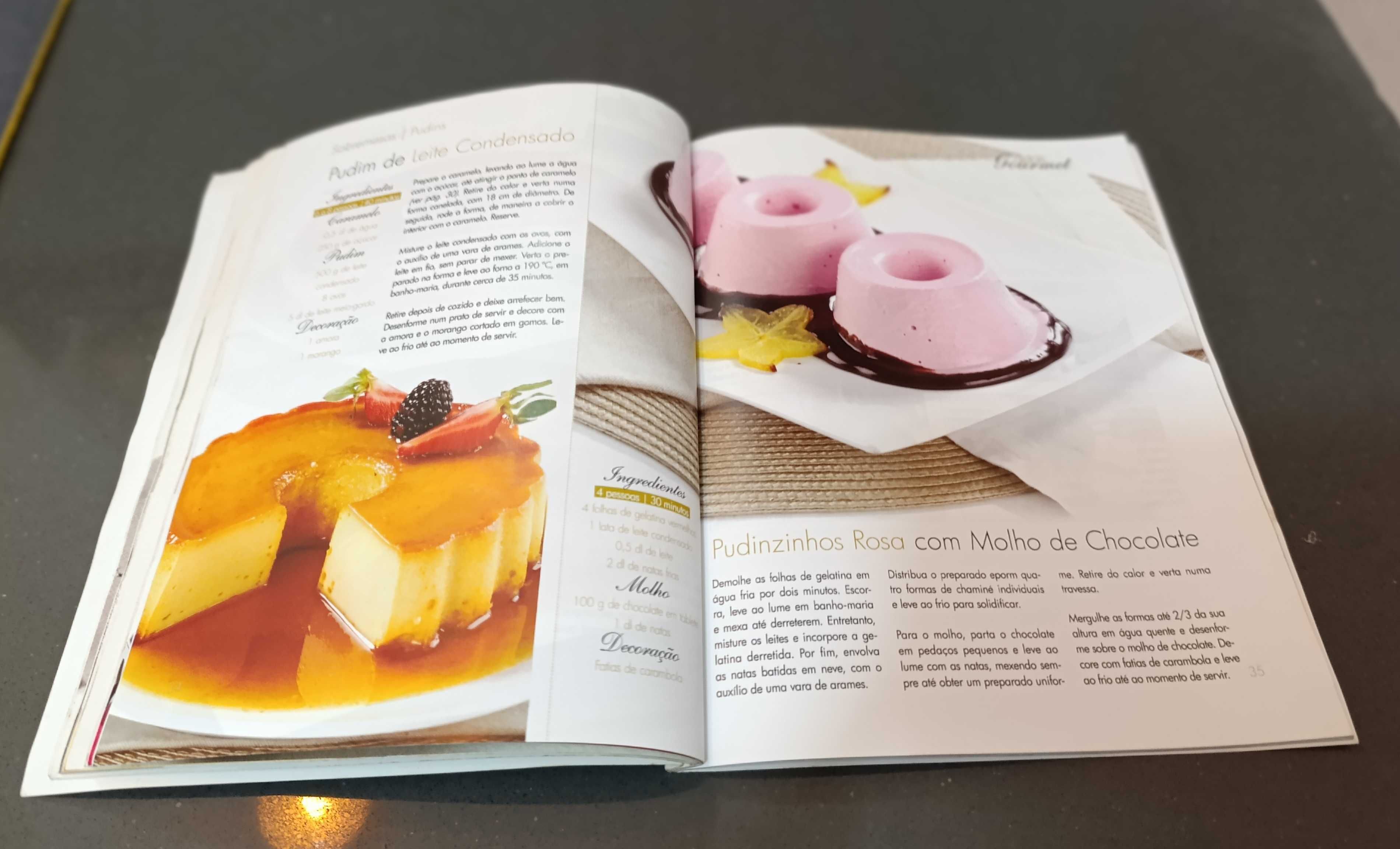 Livro Culinária "As melhores Sobremesas" - Click in Gourmet