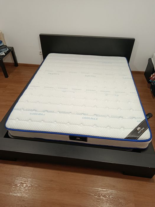 Cama casal + colchão NOVO