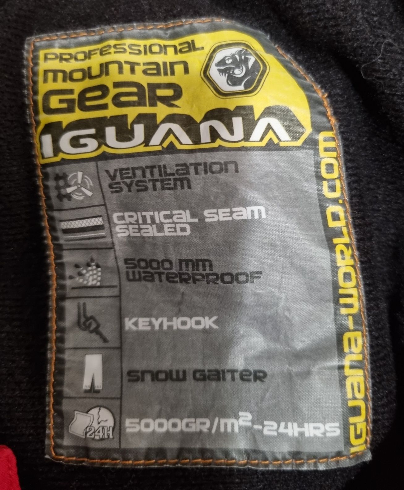 Spodnie narciarskie damskie Iguana - używane stan db, suwak do naprawy