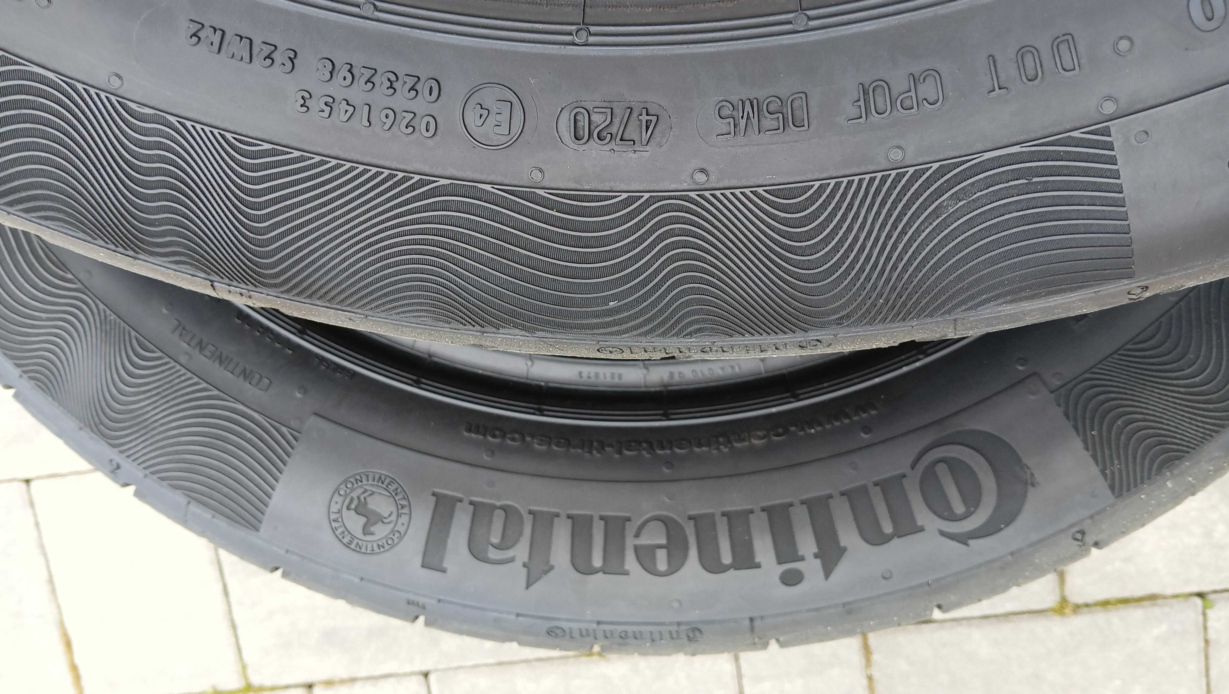 205/55r16  CONTINENTAL     ,2 opony lato  jak nowe   ,DEMO     8mm