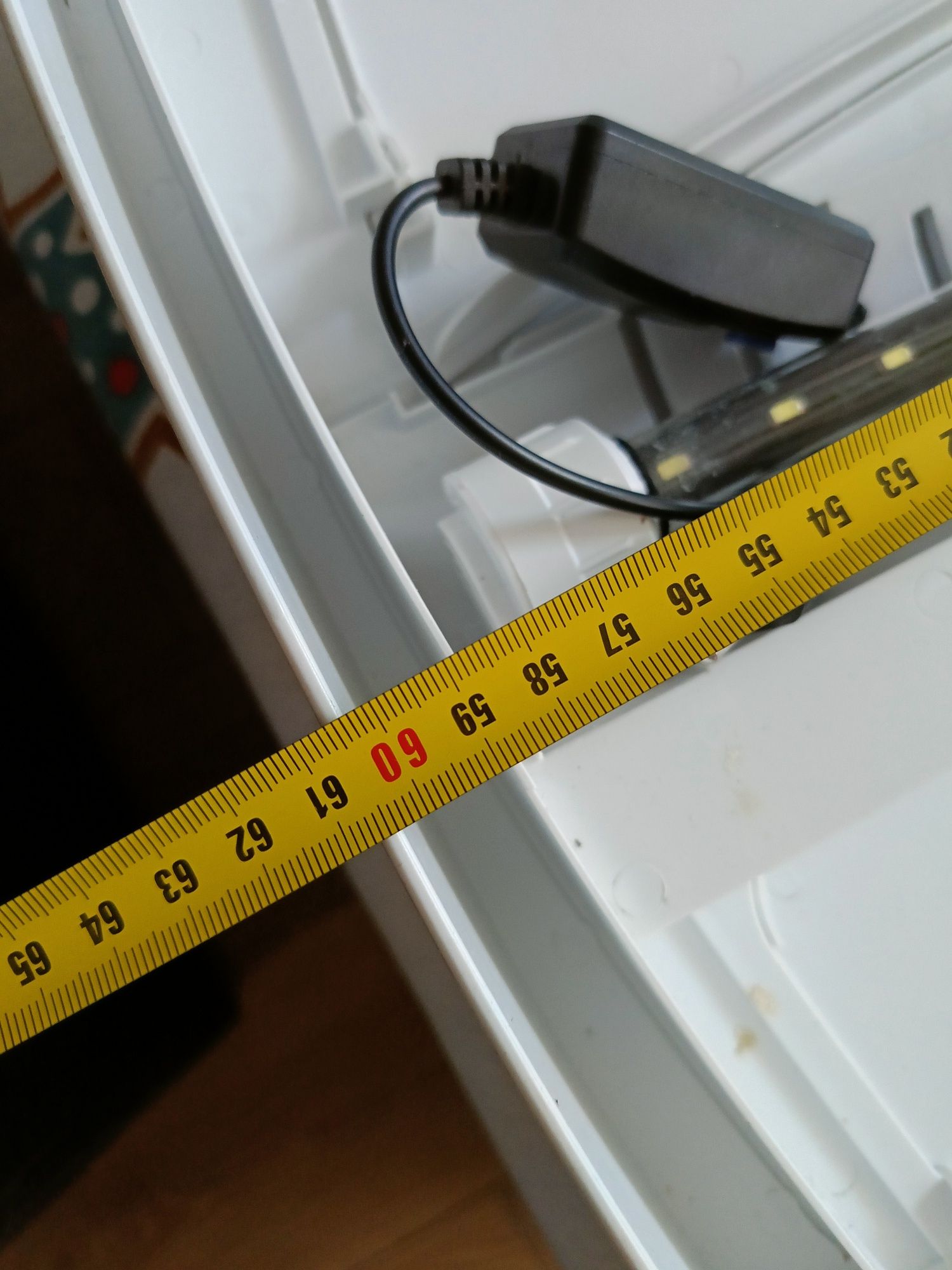 Pokrywa biała akwarium wymiary na zdjęciach