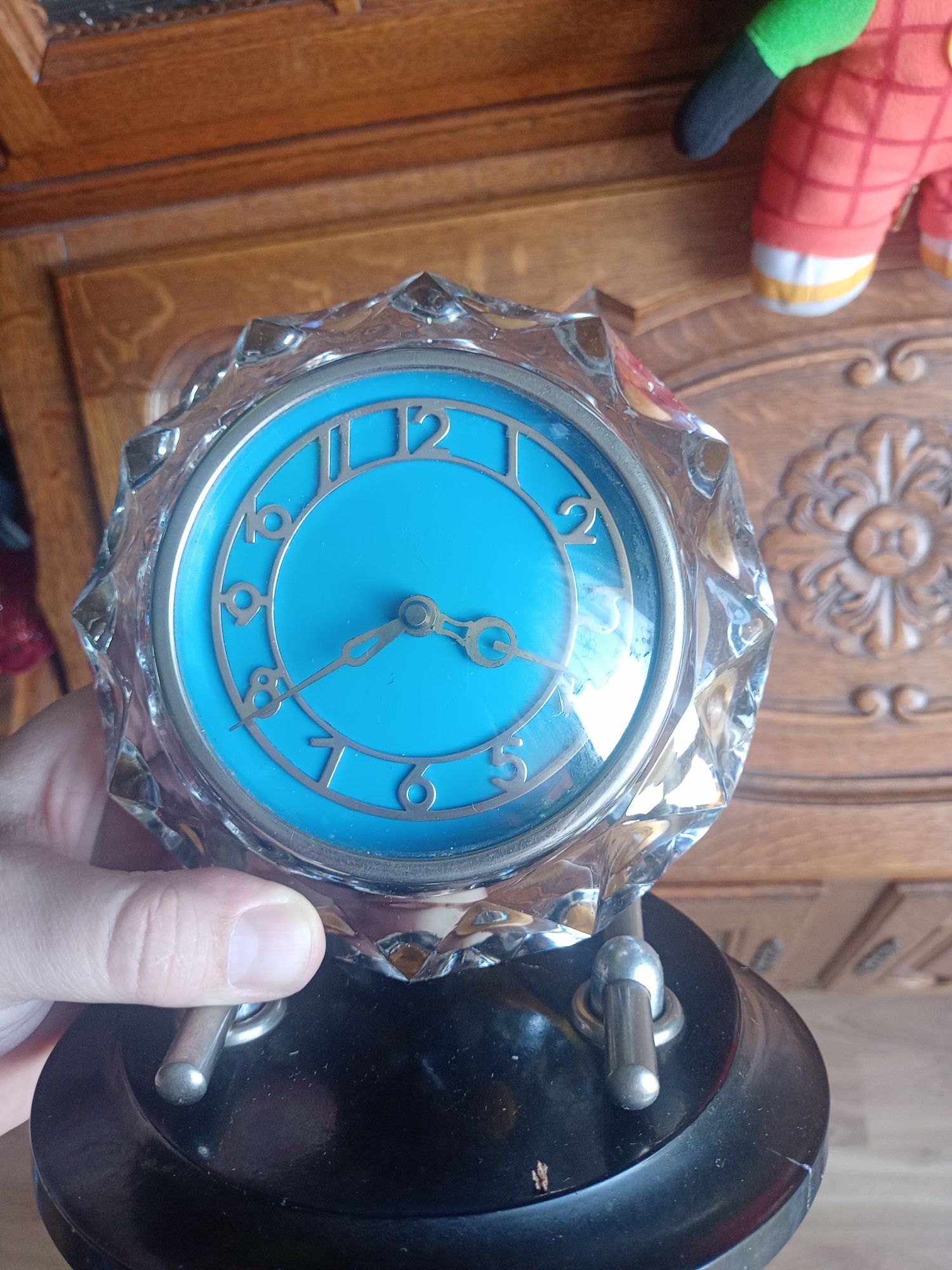 Zegar Majak kolor niebieski po serwisie zegarmistrza