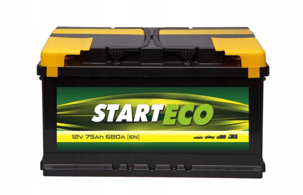 NOWY! Akumulator Rozruchowy 12V Start ECO 75Ah 680A P+