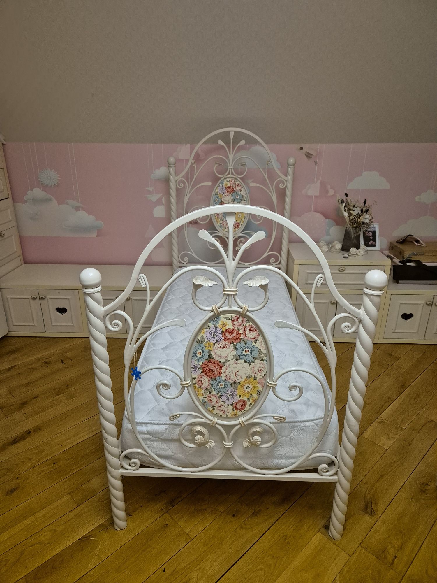 Дитяче металеве ліжко 80×160