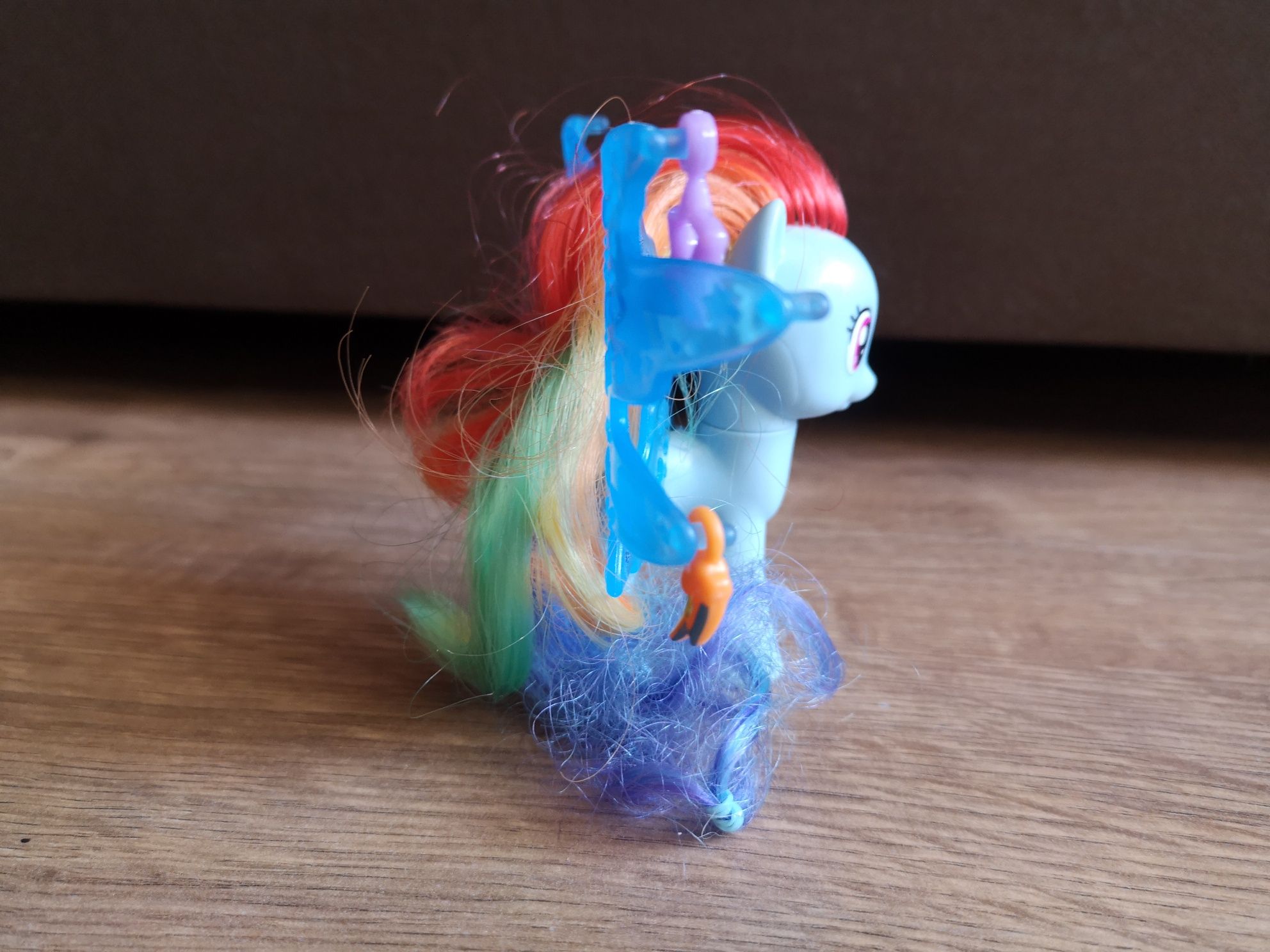 My little Pony Rainbow Dash + serce szkatułka + akcesoria