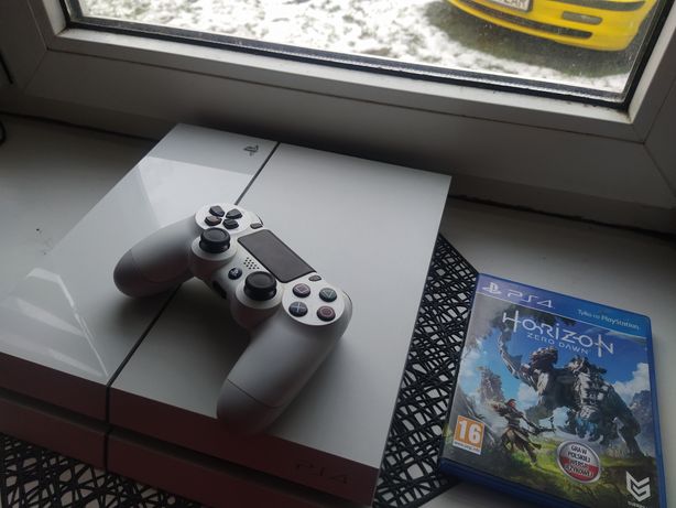 Konsola BIAŁA PlayStation 4 PS4+ pad + gra