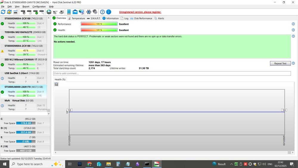 Зовнішній жорсткий диск Seagate Basic 5 tb (100% здоров’я) USB3.0