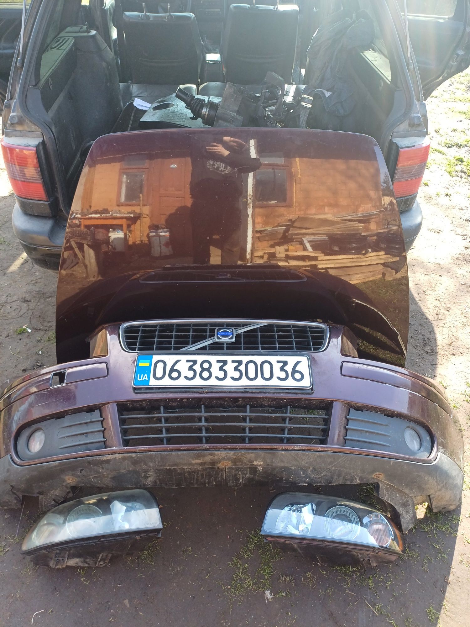 Volvo S40 V50 передній бамбер 04-08r