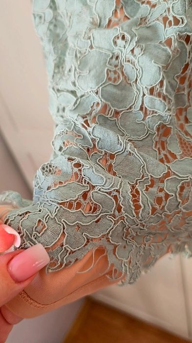 Koronkowa sukienka HM wesele komunia XXL 44