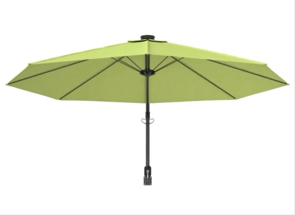 Ścienny parasol ogrodowy, zielony 290cm/ Vida XL