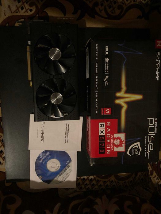 Відеокарта Sapphire RX 570 8GB | Тести на вимогу, повний комплект
