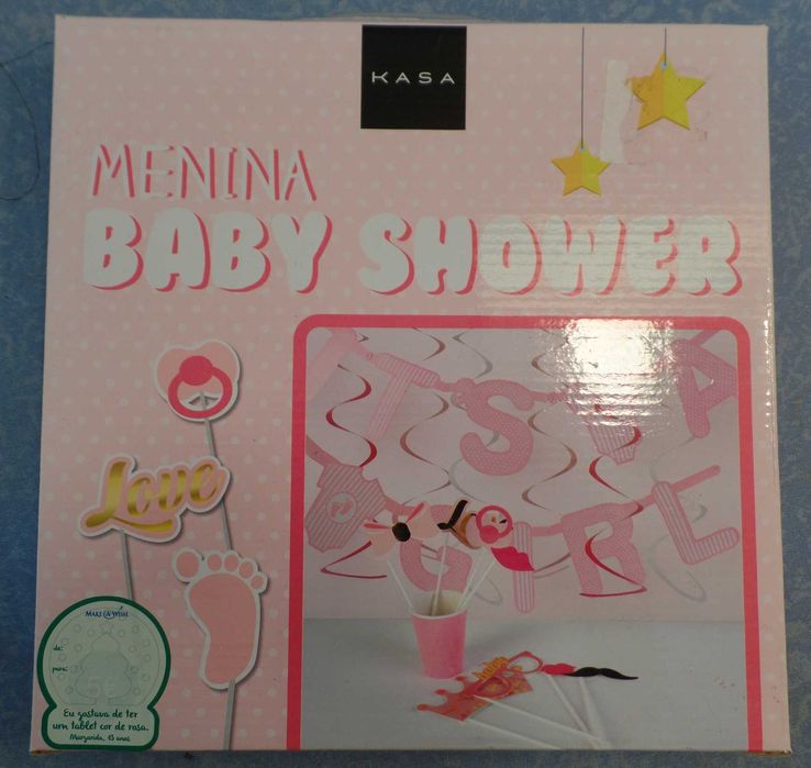 Decoração para Baby Shower Menina Novo (BH)