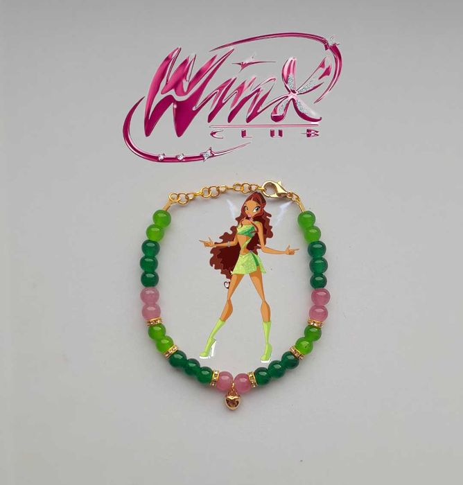 Bransoletka z motywem Leily/ Aishy z "Winx"