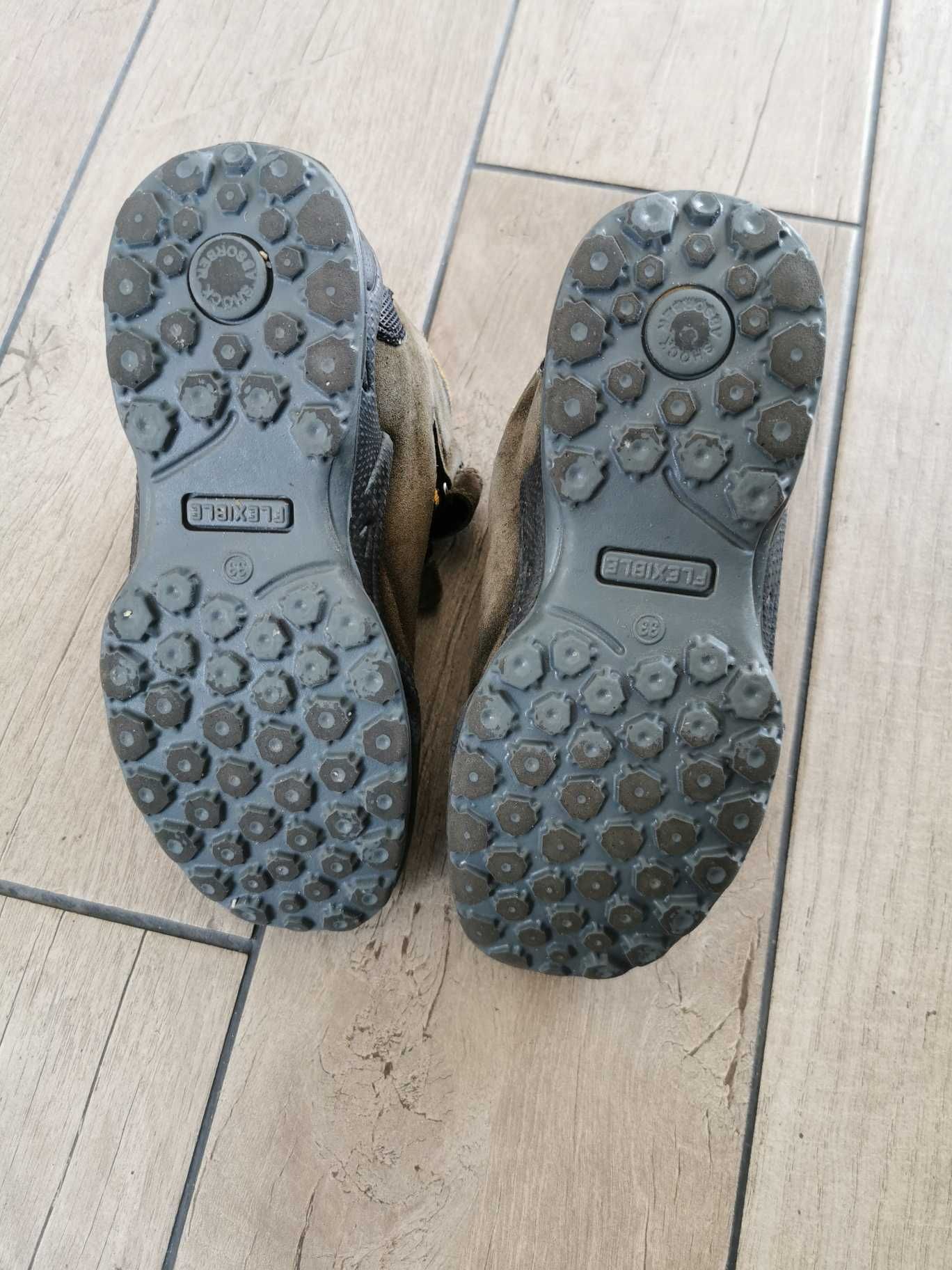 Buty dziecięce trekking skórzane Sergio 33