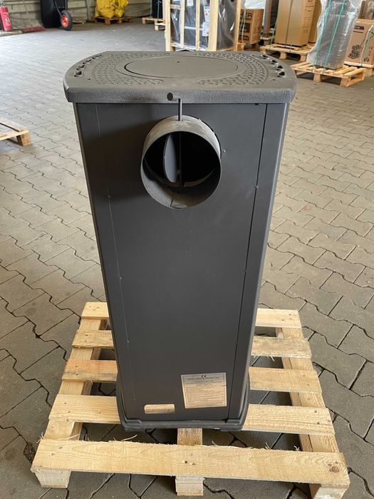 Kominek wolnostojący stalowy BLIST BERNA LUX 8,5 kW – II gatunek Szary
