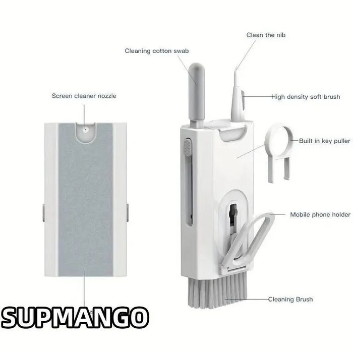 Набор для чистки гаджетов 8в1.