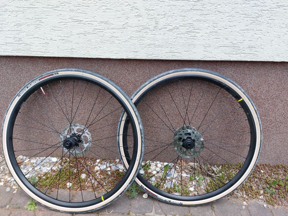 Koła Mavic 29, sztywna oś szosa aluminium