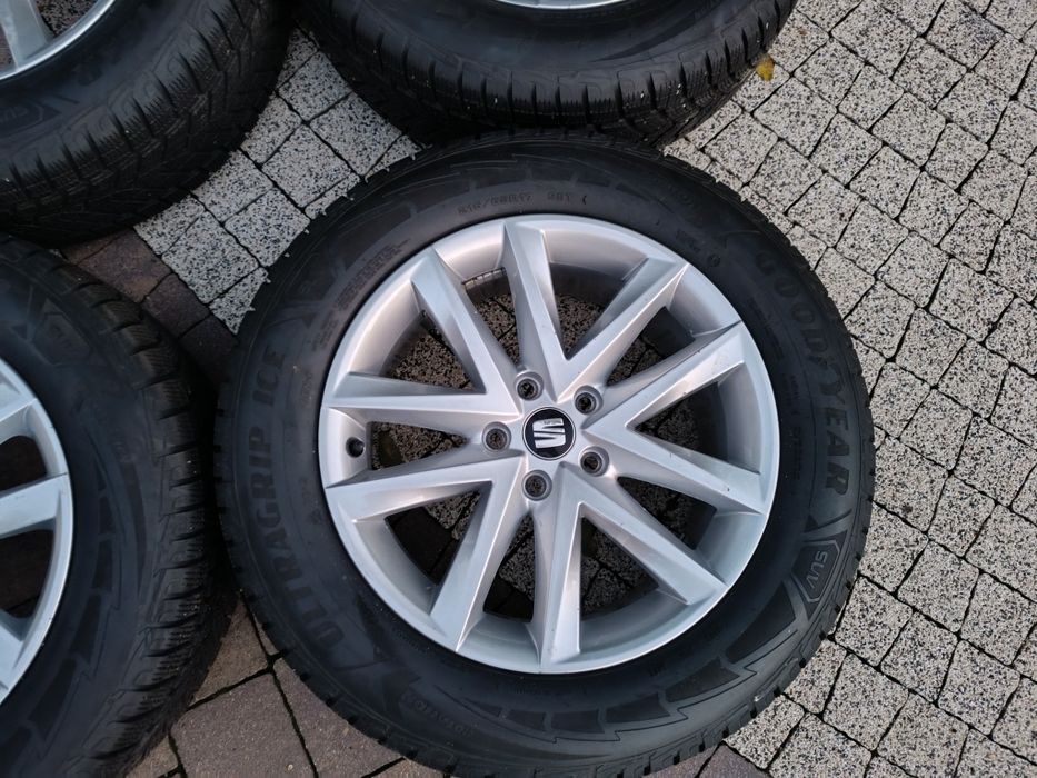 Piękne koła Seat Taracco 215/55 r7 zima!!!2022rok!!
