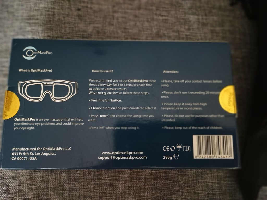 Masażer optimask pro