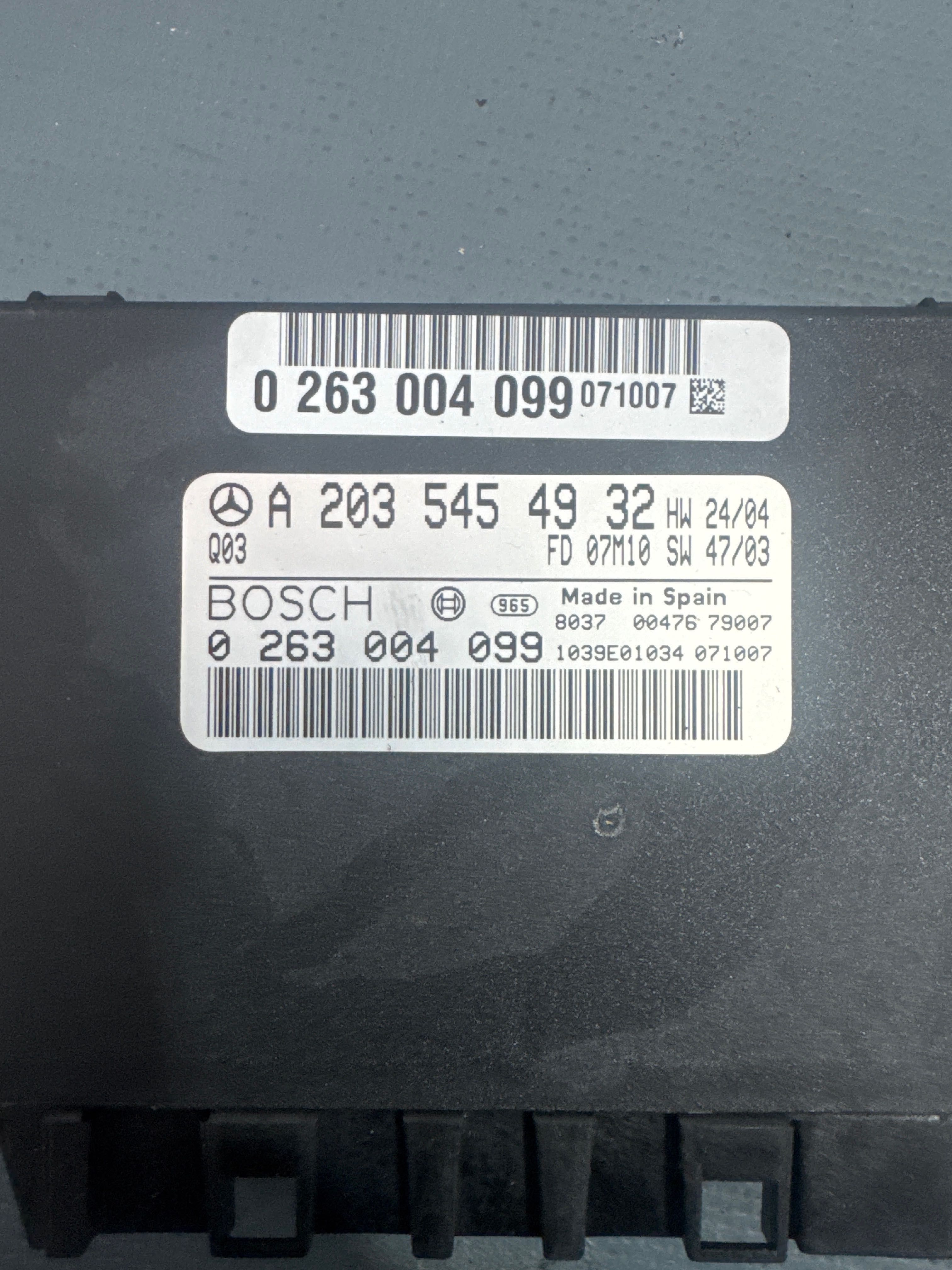 Modulo sensores estacionamento Mercedes Benz C class W203
