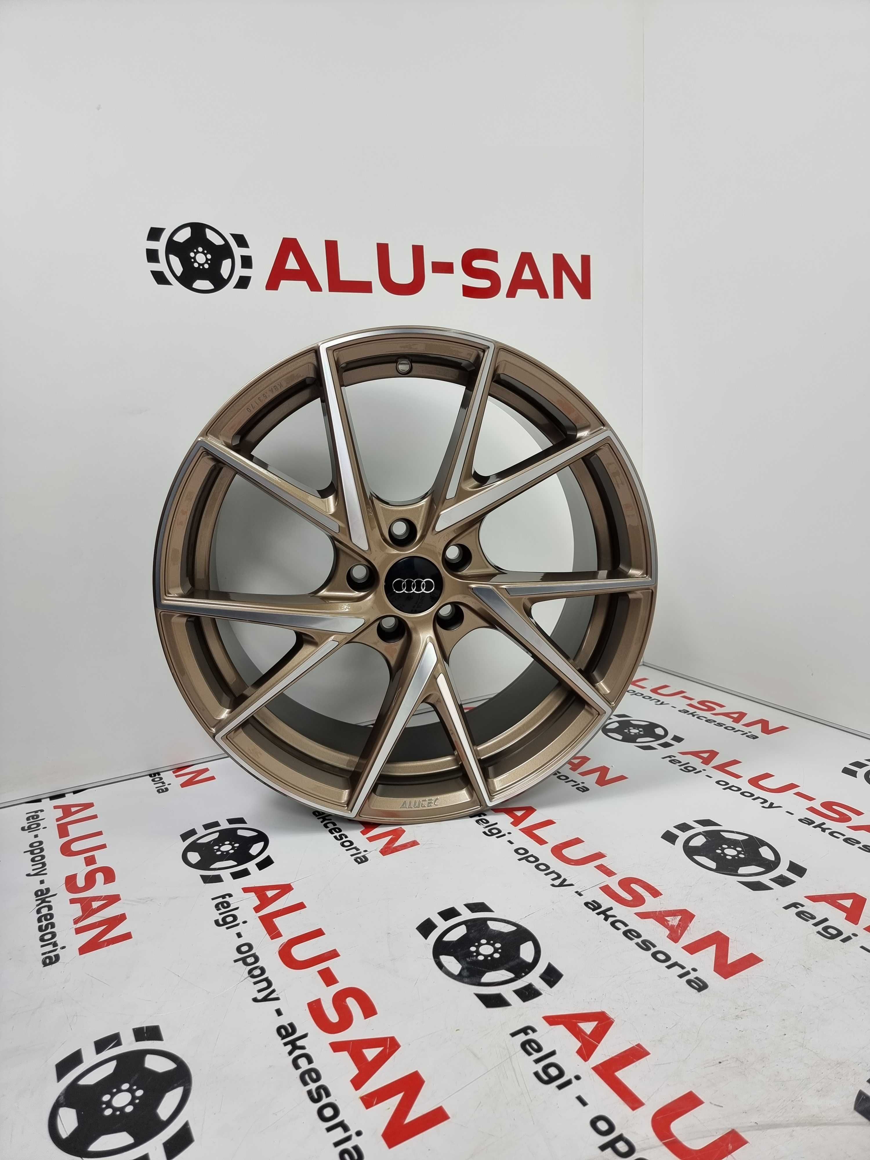 NOWE alufelgi AUDI 19" 5x112 A4 A6 A8 Q5 - Złote