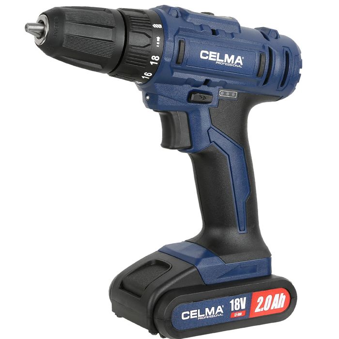 Wiertarko-Wkrętarka Celma Professional WAK-Li18GEO+ 2X2Ah 3Lat Gw
