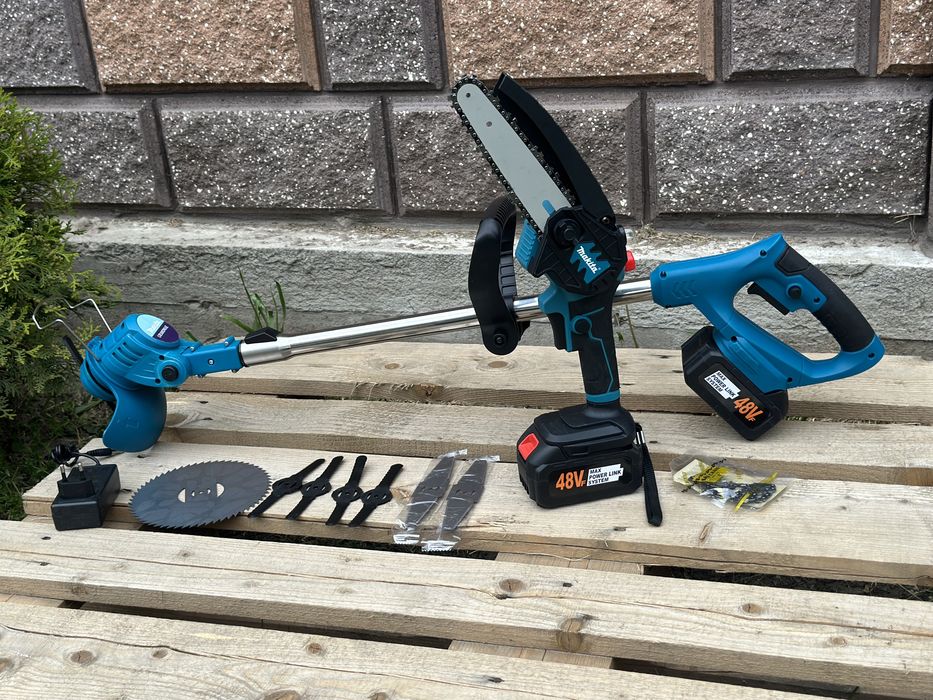 Акумуляторний набір Makita тример Ur100Dwae гілкоріз Makita Duc 155Nh